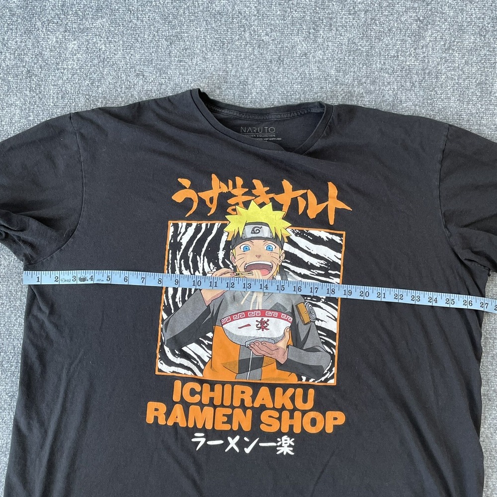 Naruto Shirt Mens XXXL Shippuden Ichiraku Ramen Shop Anime Manga Graphic Shirt - Picture 4 of 9